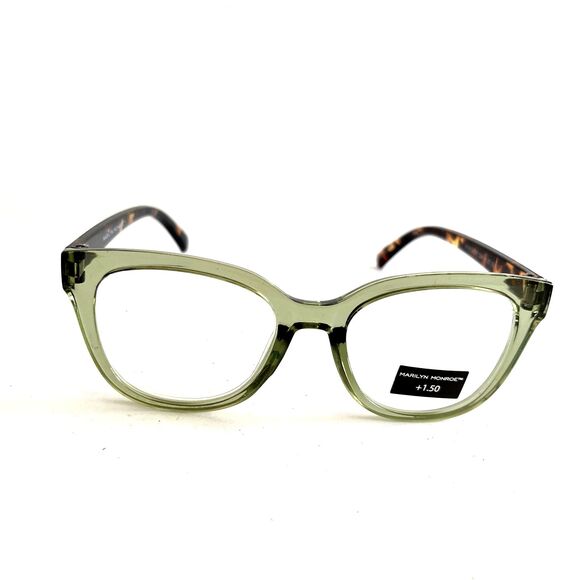 Marilyn Monroe Reading Glasses MMR139DP 324 Readers Green +1.50 - Picture 1 of 6